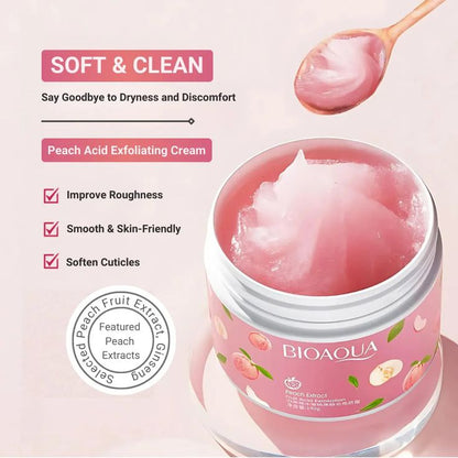 Peach Extract Fruit Acid Exfoliating Face Gel Cream