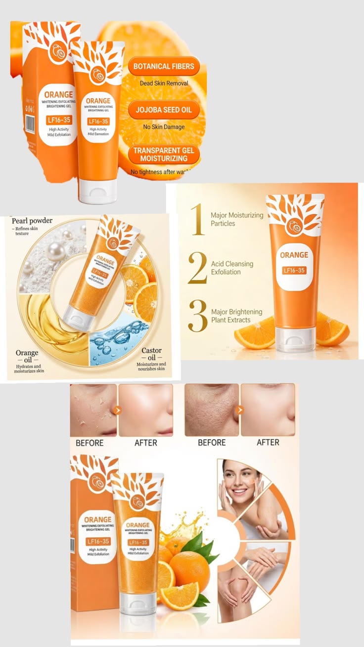 Orange Brightening Exfoliating Gel